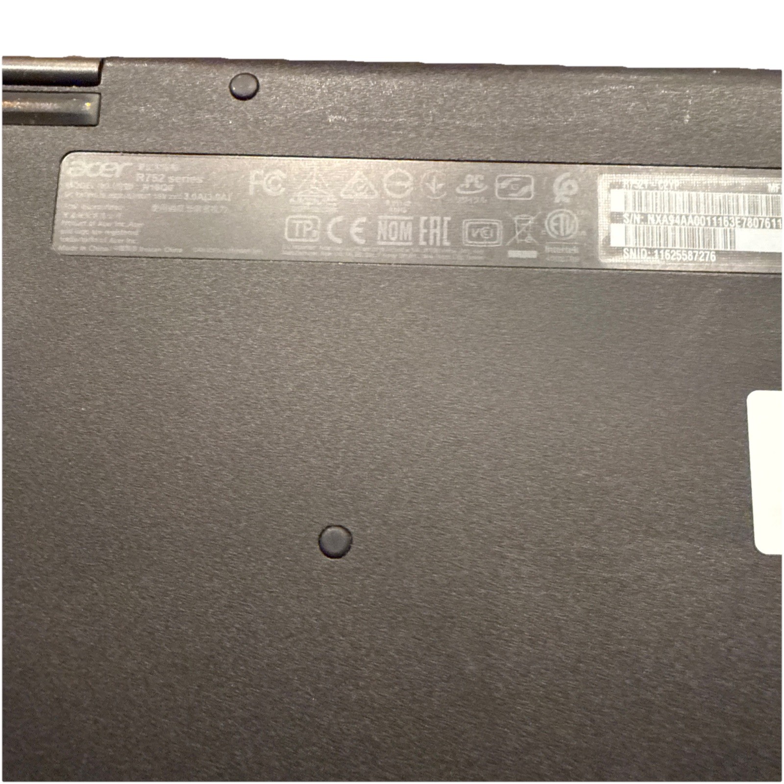 Acer Chromebook R752T WiFi Touchscreen 4GB 32gb Black R752 Series With Charger