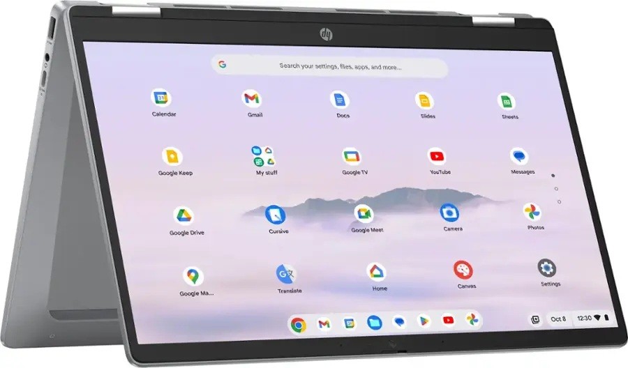 HP Chromebook x360 14″ FHD Touch Intel i3-N305 8GB 256GB UFS Chrome OS Laptop
