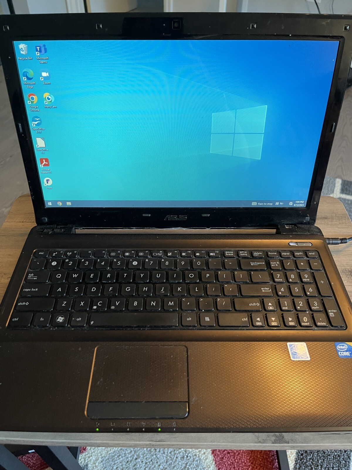 ASUS K52F 15.6″ Intel Core i3 M370 2.40ghz 4GB RAM 500GB HDD – NO BATTERY