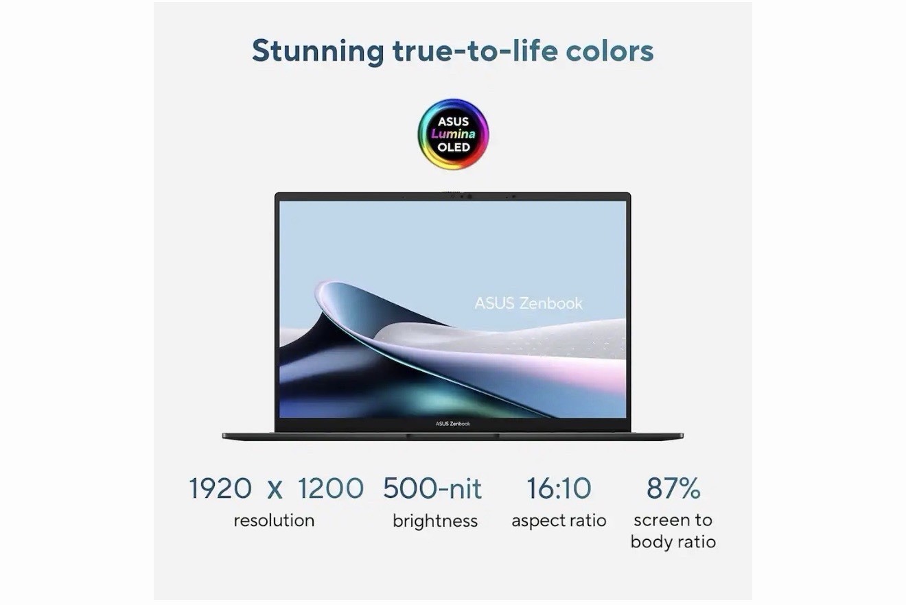 BRAND NEW: ASUS – Zenbook 14 14″ FHD+ OLED Touch Screen Laptop – Jasper Gray