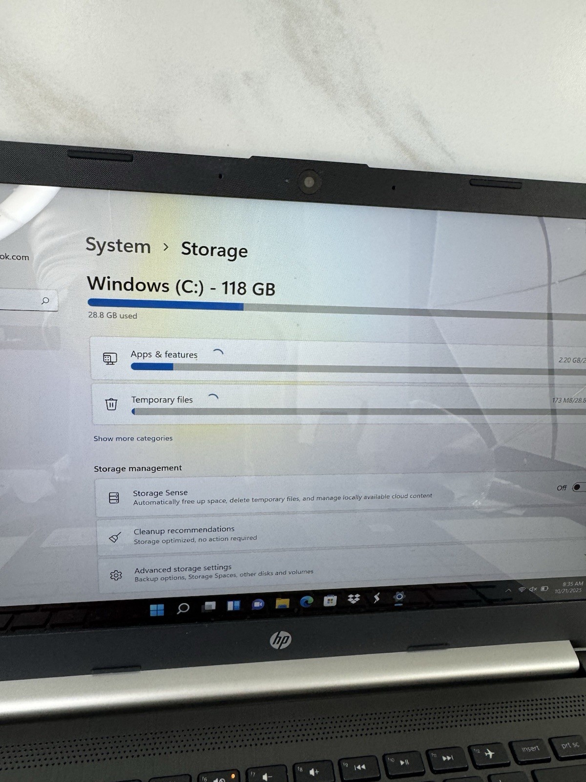 HP 14″ 14-dq1033cl FHD Laptop (i3-1005G1) – 4GB RAM – 128GB SSD – WIN11HOME