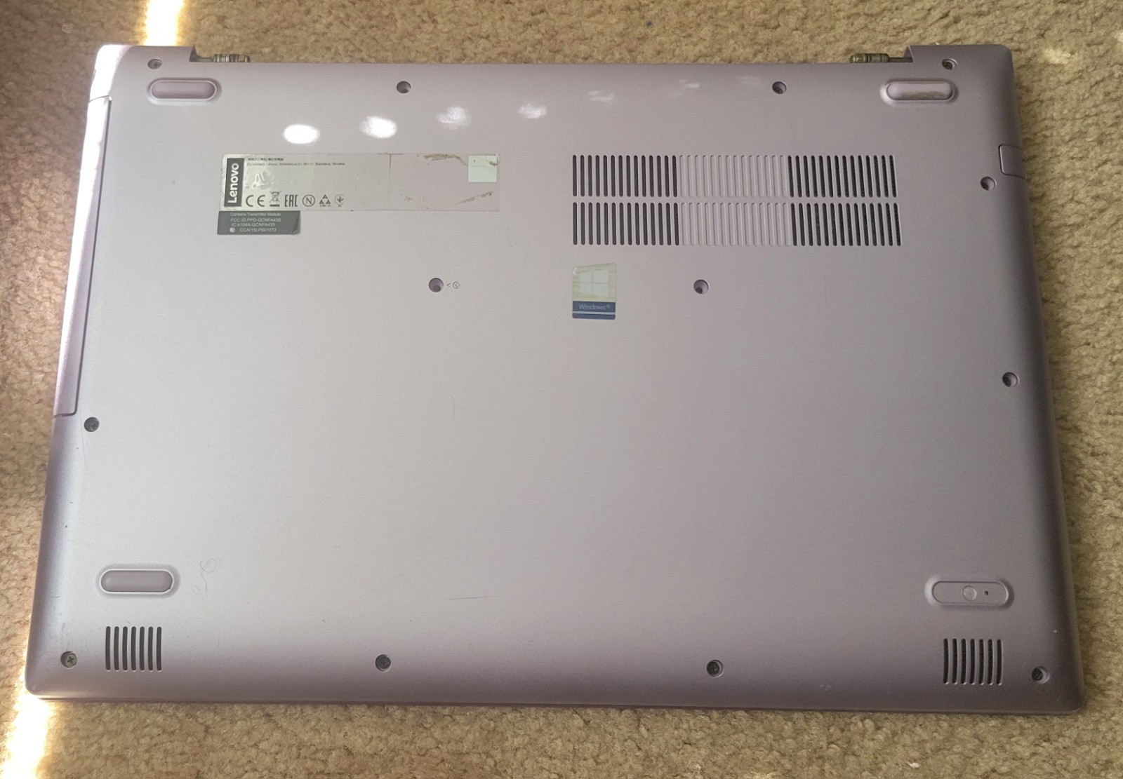 plum purple Lenovo IdeaPad 330 15.6″ laptop