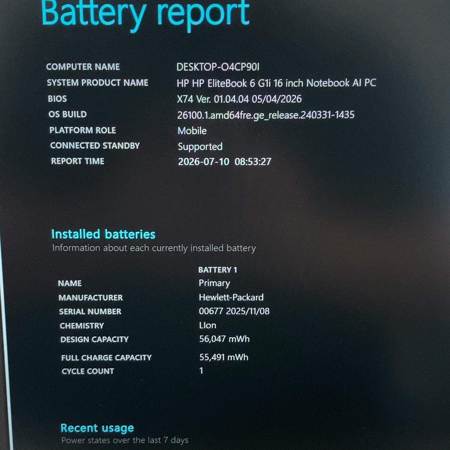 HP EliteBook 6 G1I 16 16″ Core Ultra 5 235U 2.0GHz 16GB RAM 256GB SSD