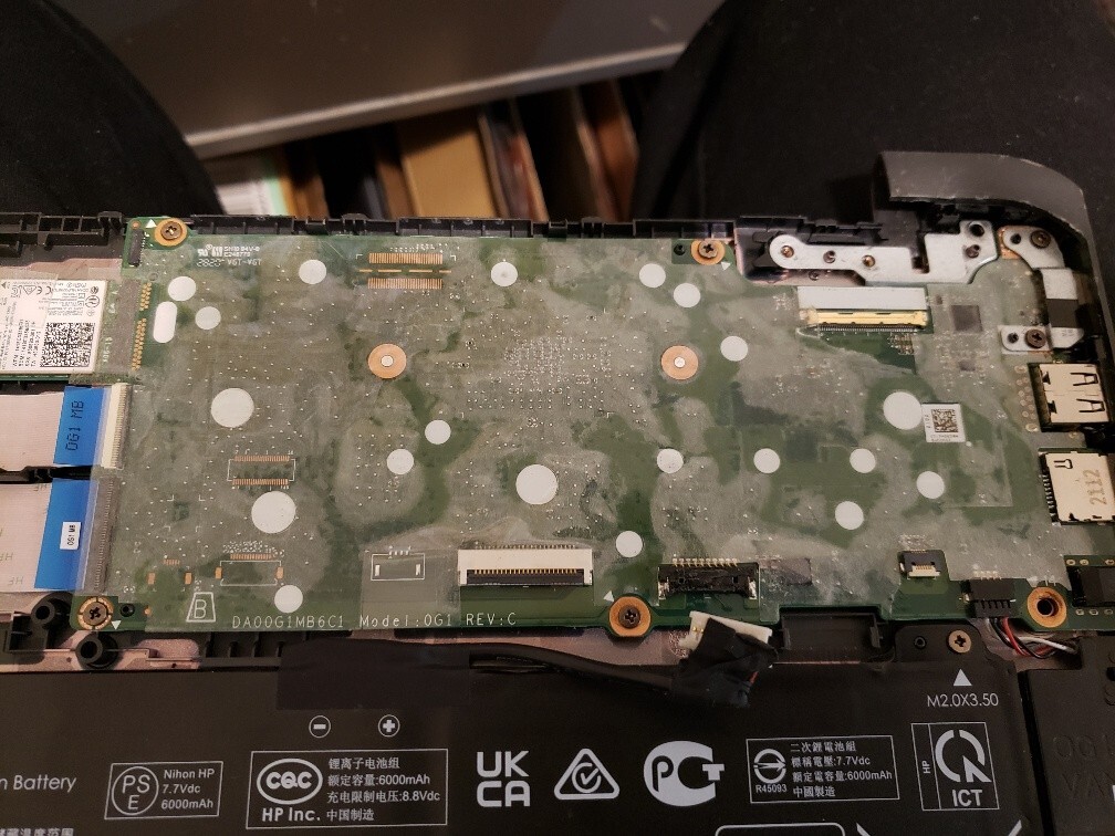 HP Chromebook 11a-nb0013dx 11.6 inch (32GB, 1.10GHz, 4GB) MOTHERBOARD ONLY!!!