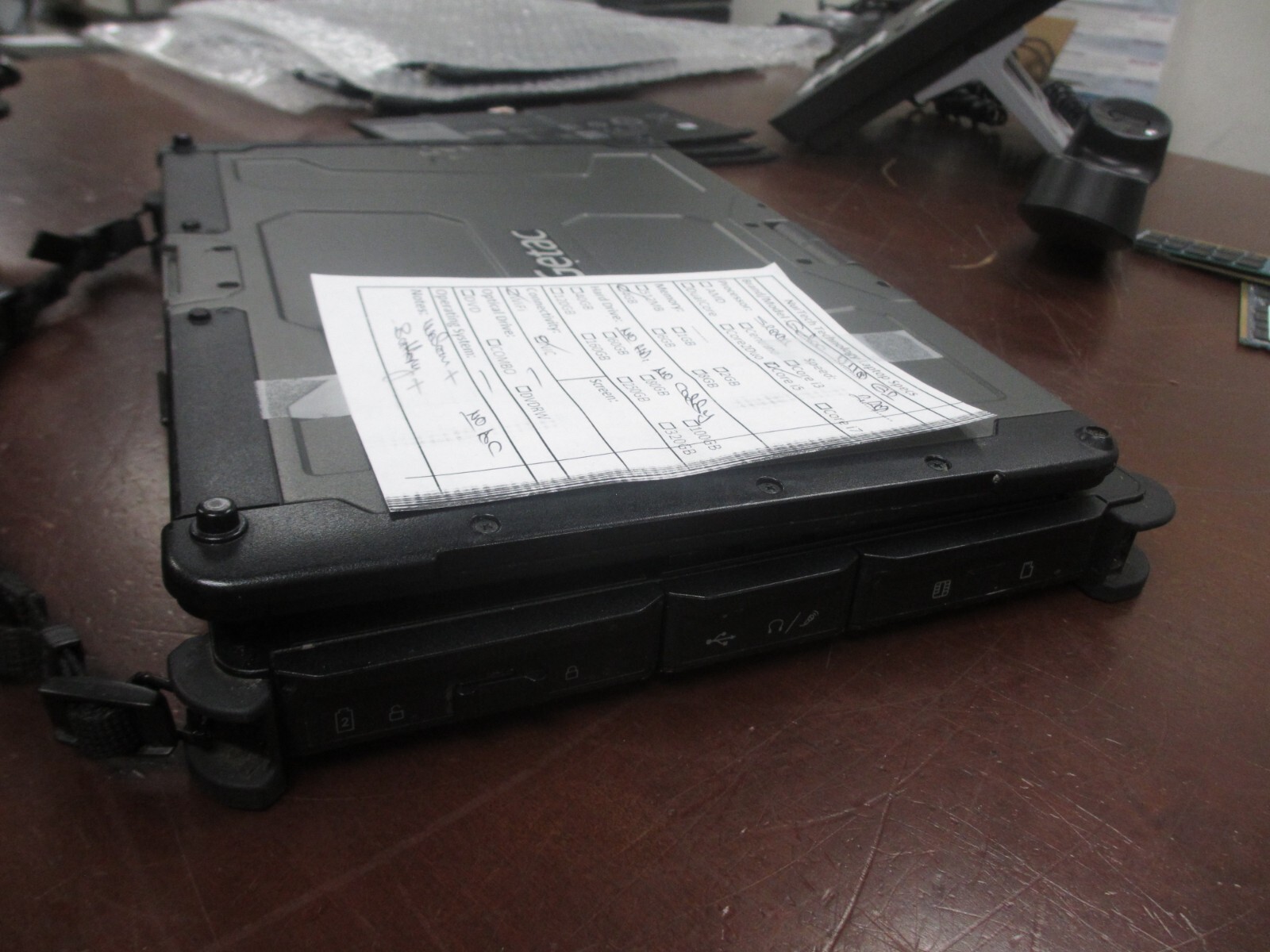 Getac V110 G2 i5 5200U 2.20GHZ 4GB WCam Laptop[NO HDD/CADDY/OS/AC]+Pen @@@#