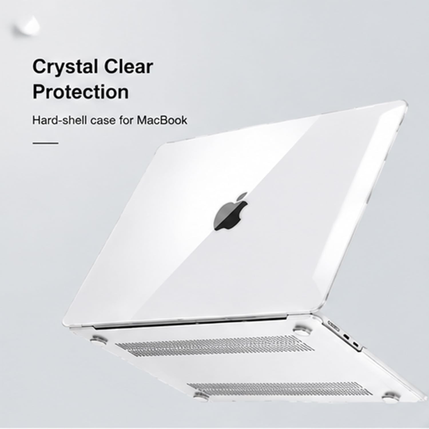 Case for MacBook Air 13 inch M1 A2337 A2179 A1932 2022 2021-2018 Release Transpa