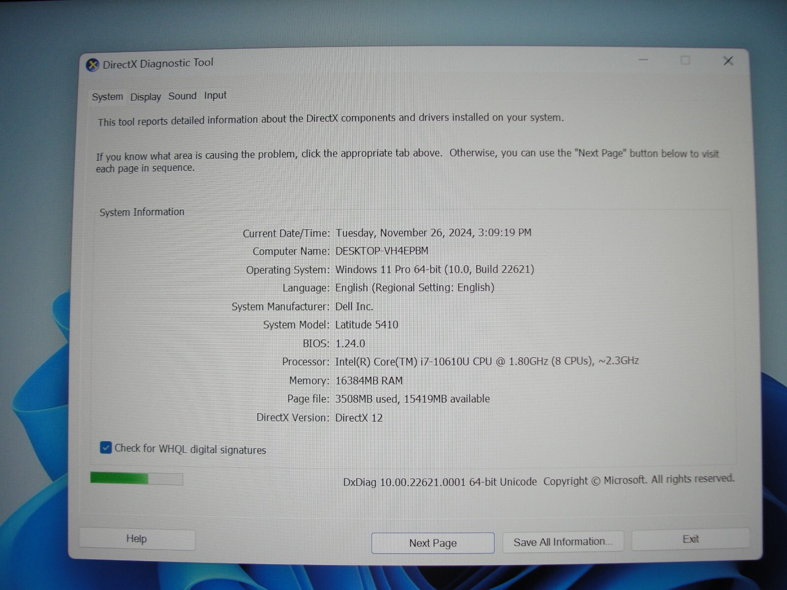 Dell Latitude 5410 HD Intel Core i7-10610U 1.8GHz 16GB 256GB SSD+ Charger