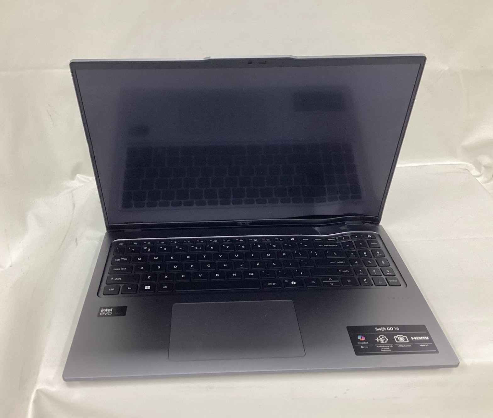 Acer Swift Go 16″ Touch AI Laptop, Intel EVO Core Ultra 9-185H 32GB/1TB Win 11 P