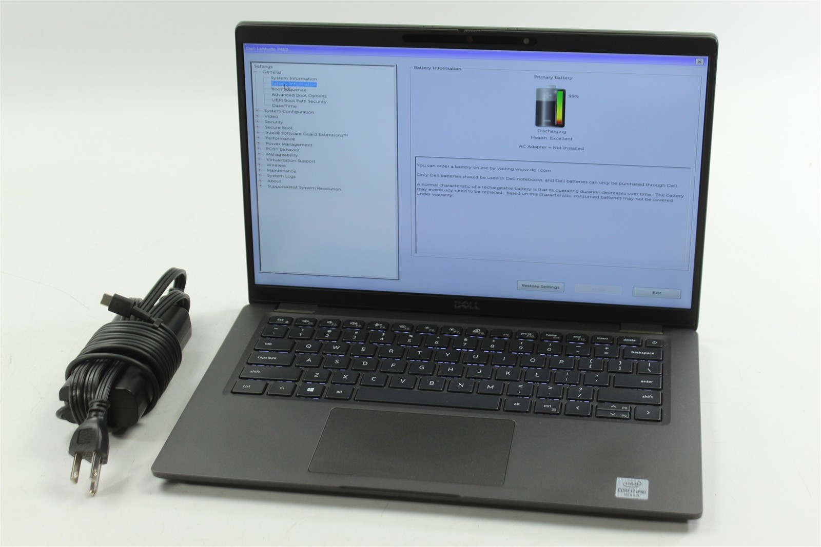 Dell Latitude 7410 14″ FHD Touch i7-10810U 1.1GHz 256GB SSD 16GB RAM W11P