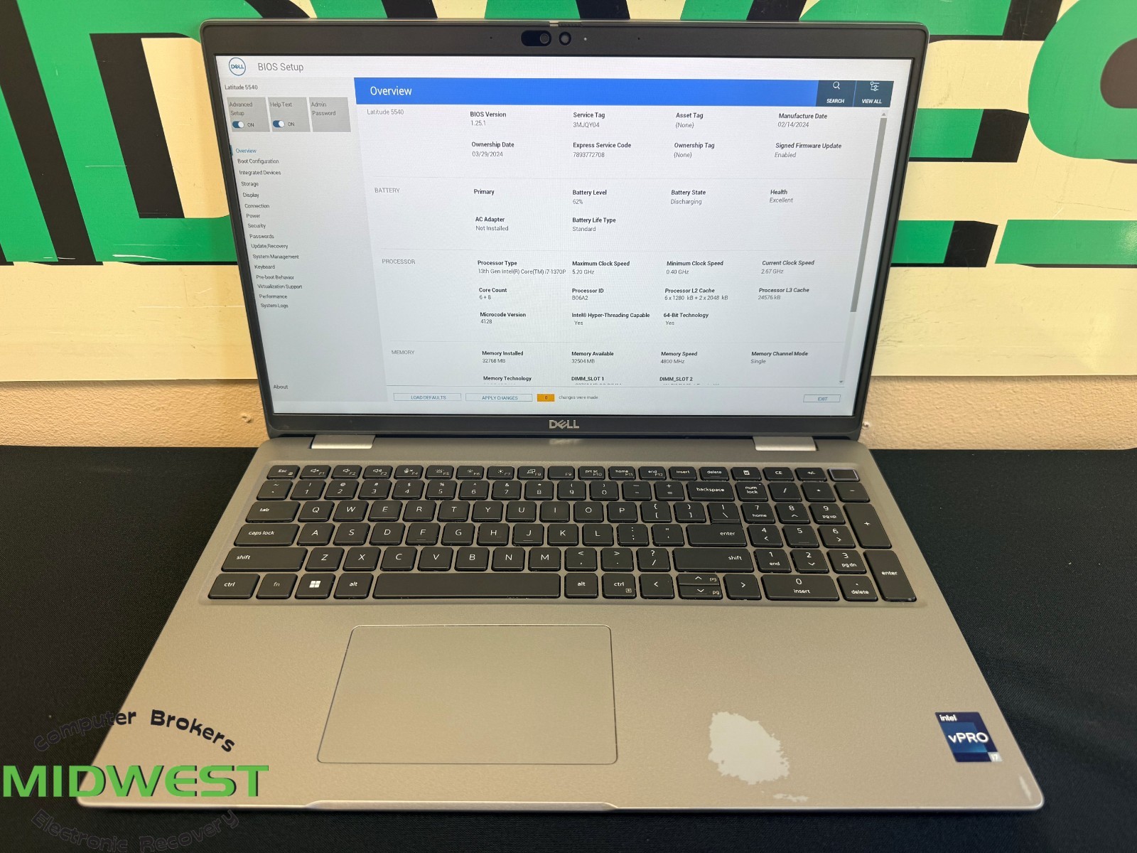 Dell Latitude 5540 i7-1370P 1.9GHz 32GB 512GB SSD