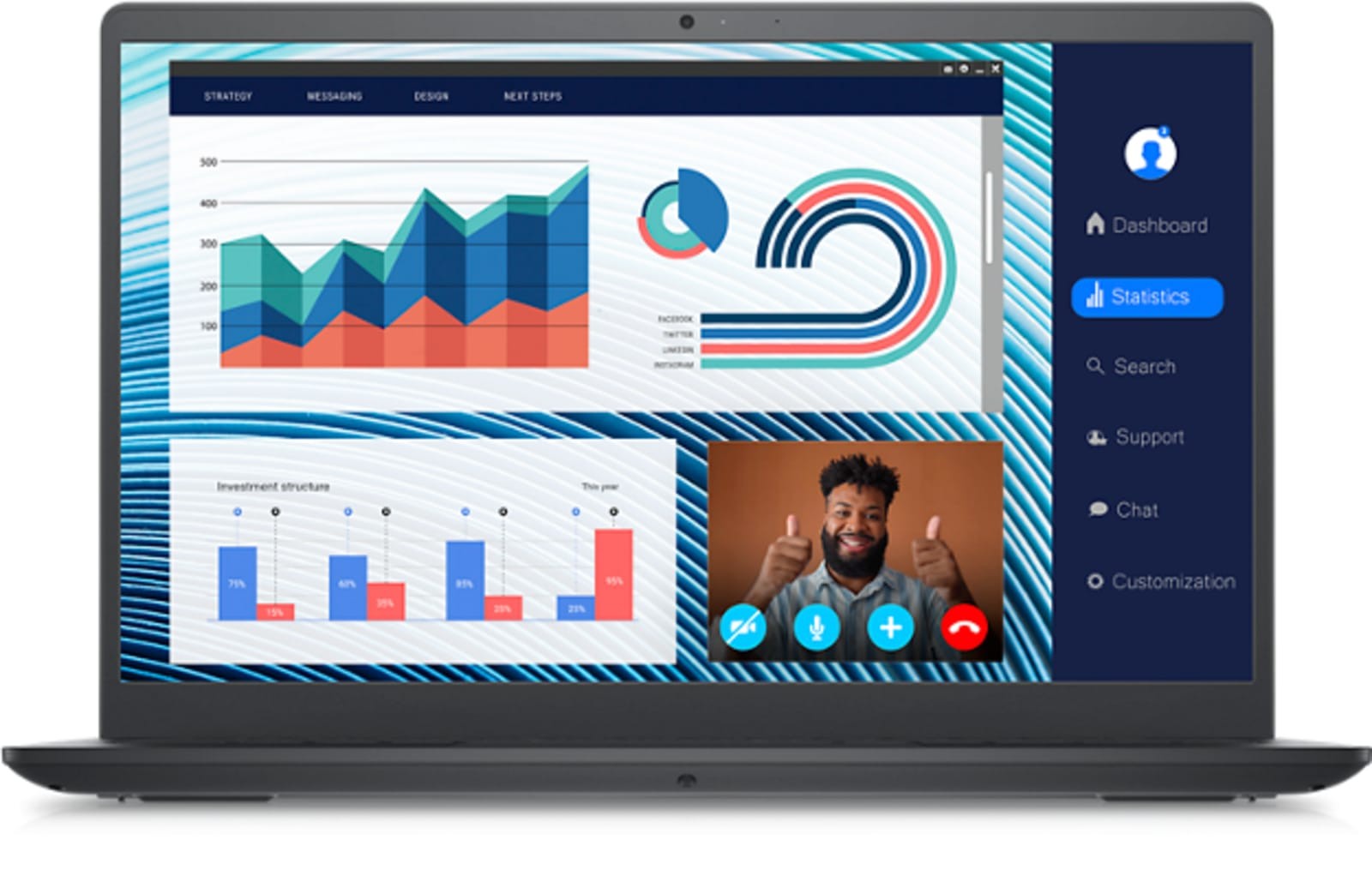 DELL Vostro 3420 Laptop Core i5 FHD 1080P 1920×1080 8GB RAM 256GB SSD W