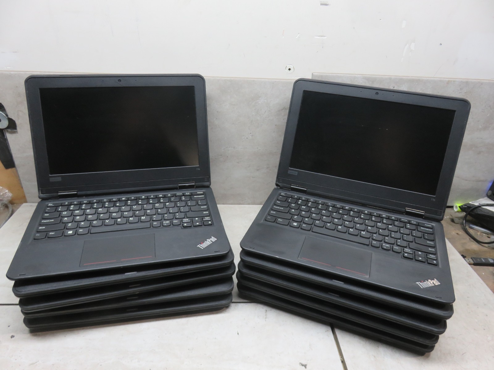LOT OF 10 Lenovo ThinkPad Yoga 11e 11.6″ Celeron N4120 4GB 128GB SSD WIN 11 PRO