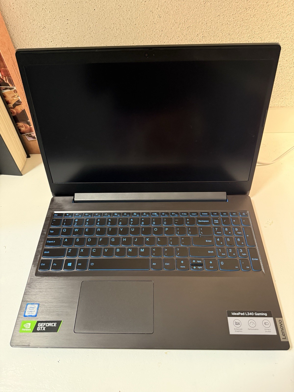 Lenovo IdeaPad L340 Gaming 15.6in i7-9750H 8GB 238GB SSD GTX 1650 Win 11