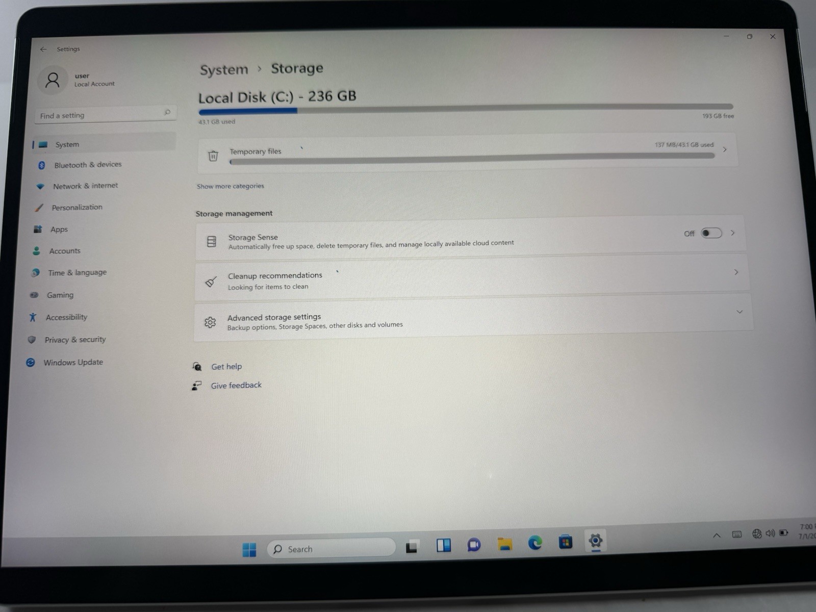 Microsoft Surface Pro 8 (1982) i5-1145G7 – 16GB RAM – 256GB 120Hz – Win 11 Pro