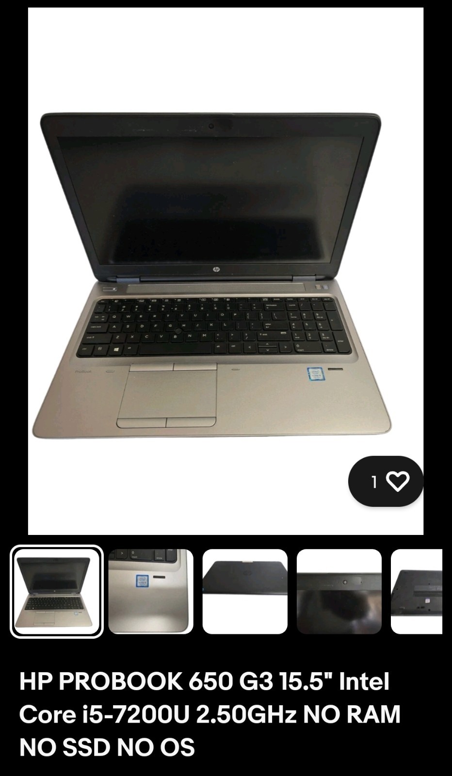 🔹 Lot of 6x HP ProBook Laptops – Mixed Models & Specs – 1 for Parts – READ