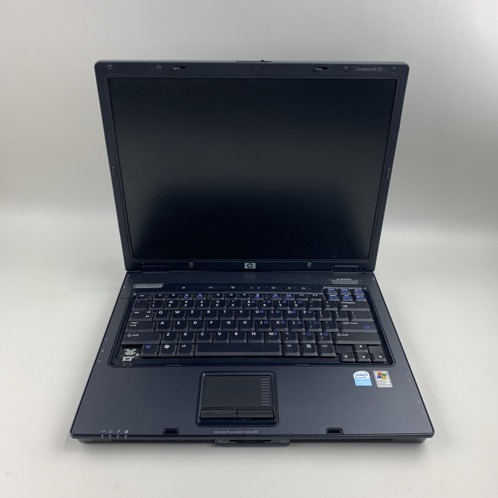 HP Compaq NC6120 Intel Celeron M 1.50GHz 512MB RAM 15″ No Battery No HDD No OS