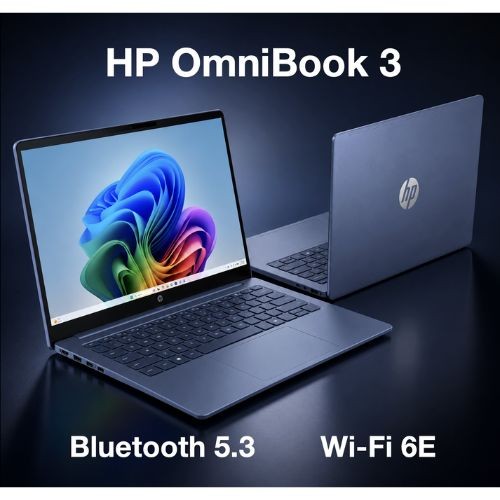 HP OmniBook 3 AI PC 14.0″ Touch WUXGA Snapdragon X X1-26-100 16GB RAM 512GB W11H