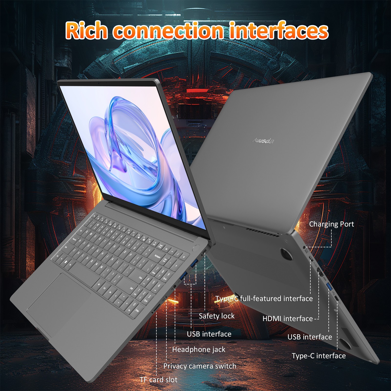 15.6″ 1080P Laptop R9 6900HX 8-Core 16 Thread 32GB RAM 2TB SSD Notebook Dual Fan