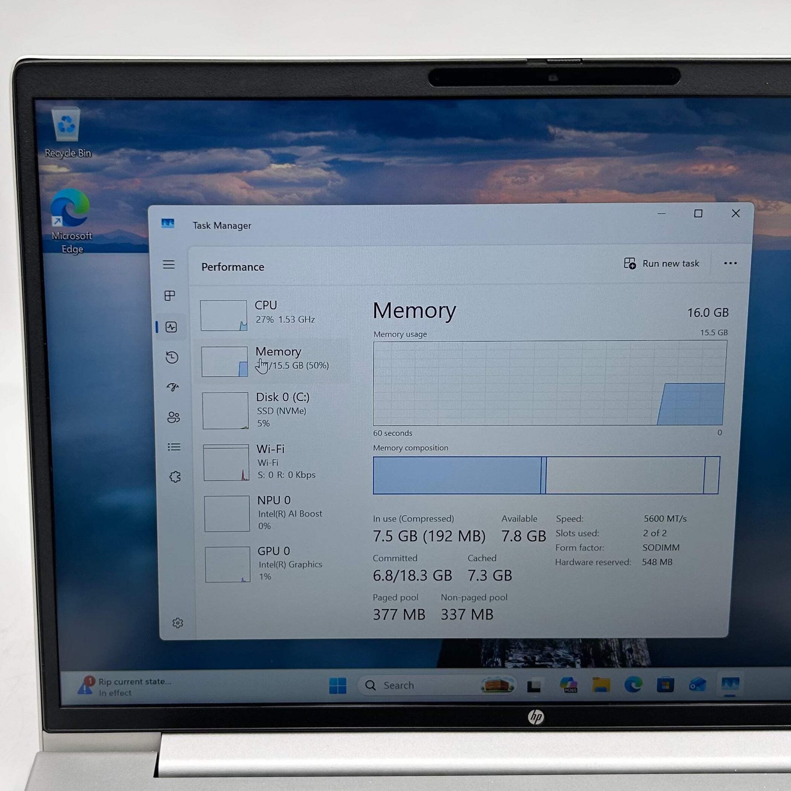 HP ProBook 440 G11 14″ Core Ultra 5 125U 1.3GHz 16GB RAM 256GB SSD