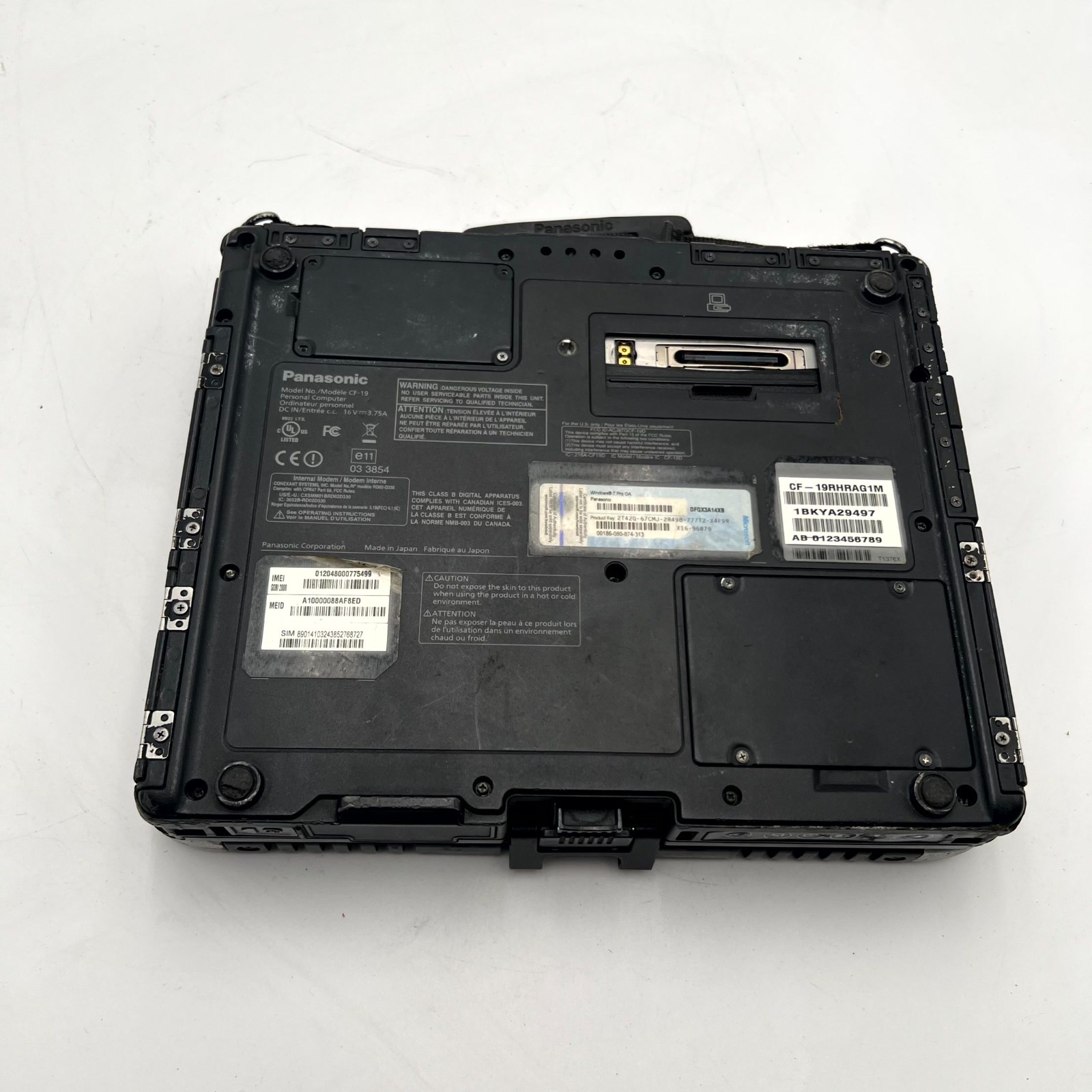 Panasonic Toughbook CF-19 2in1 Fully Rugged Laptop 10.1” XGA Display – For Parts