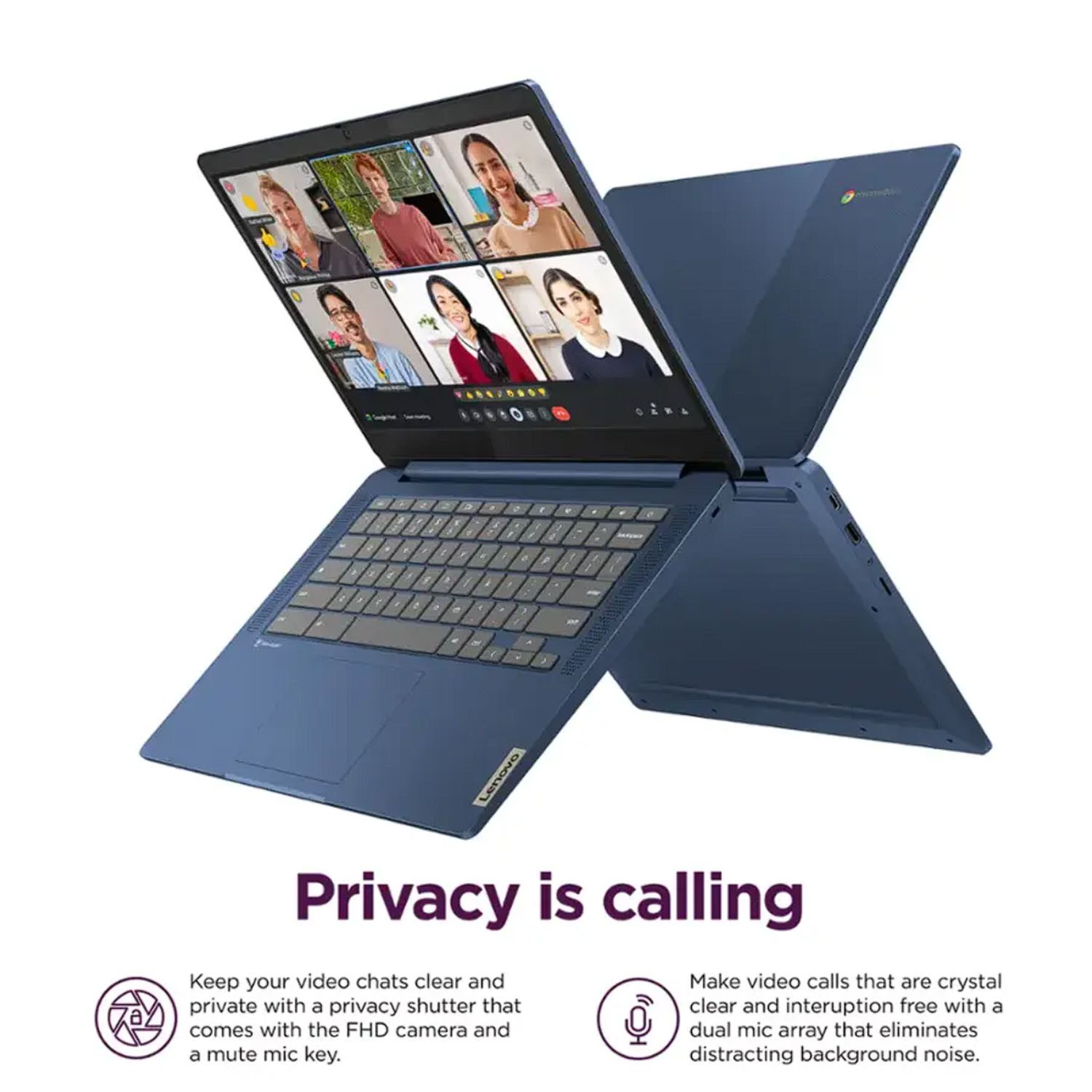 Lenovo IdeaPad Slim 3 Chromebook 14″ Laptop MediaTek Kompanio 520 4GB RAM 64GB