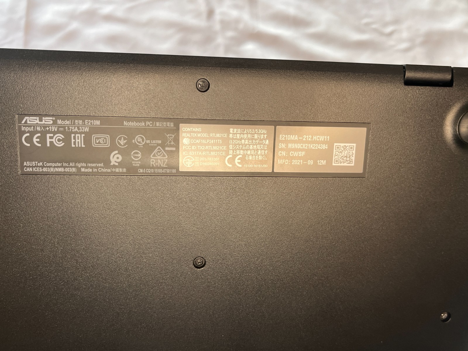 Asus E210MA 11.6″ Laptop Celeron N4020 4GB 64GB eMMC Windows 11 Home – Tested