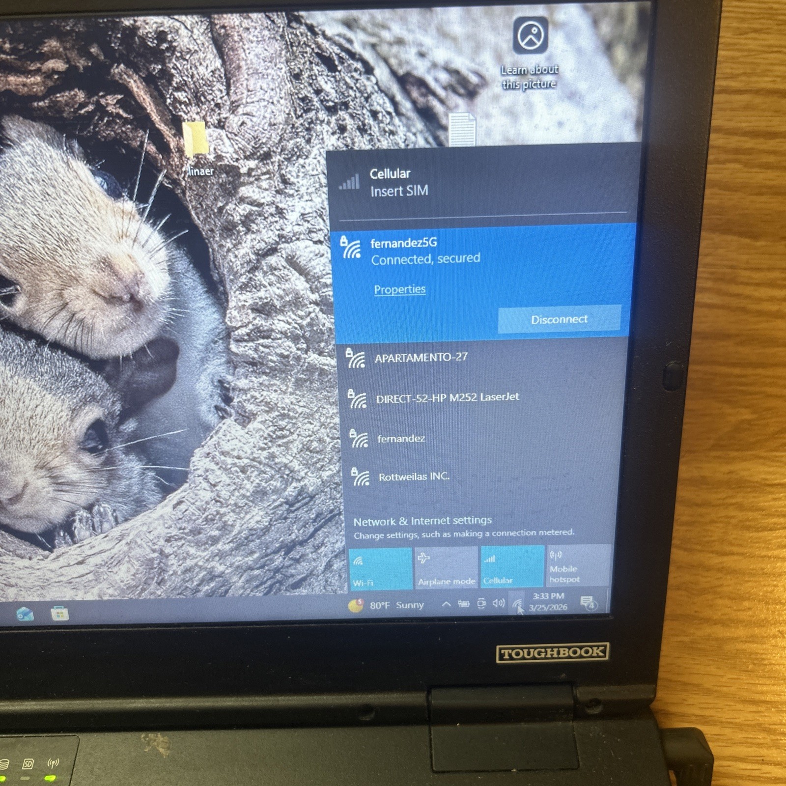 Panasonic Toughbook CF-54 mk1 Intel i5-5300 |8GB ddr3 | 120GB ssd | Win10 pro