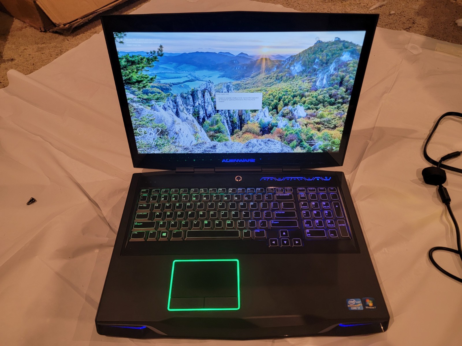 Alienware M17x 17in Gaming Laptop i7-3720QM 16GB 2TB HDD Radeon 7970M