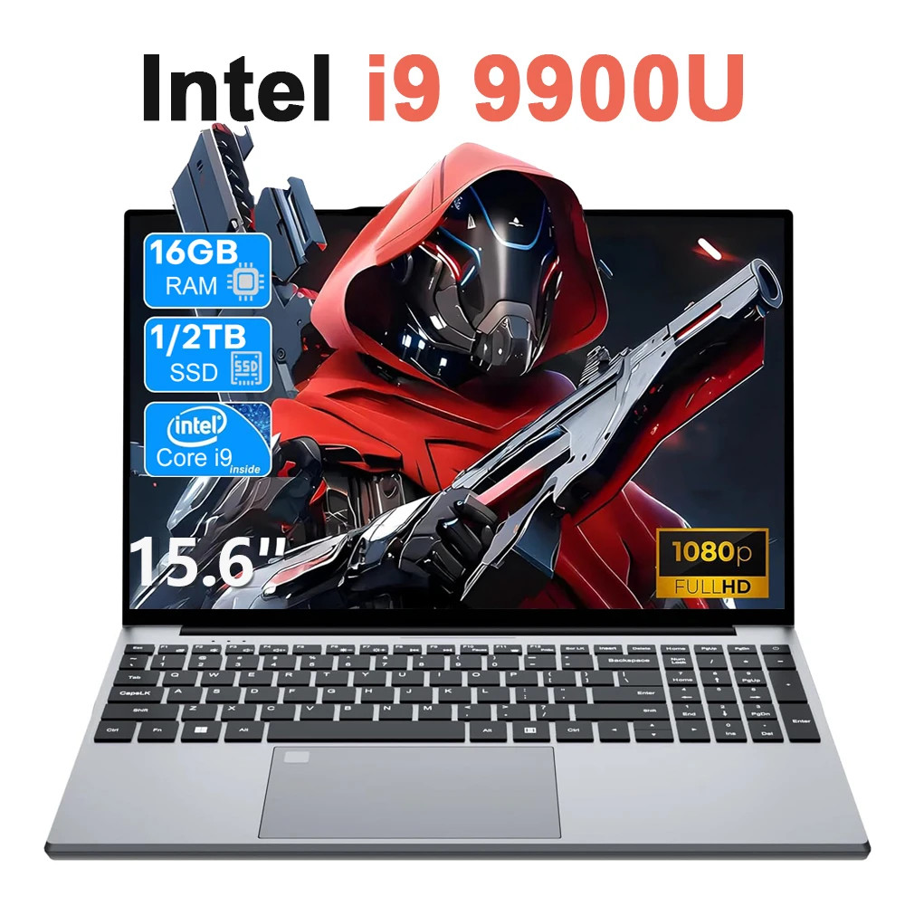 🔥 HOT DEAL! 15.6″ Intel i9 Laptop 16GB RAM 1TB SSD Windows 11 Backlit KB