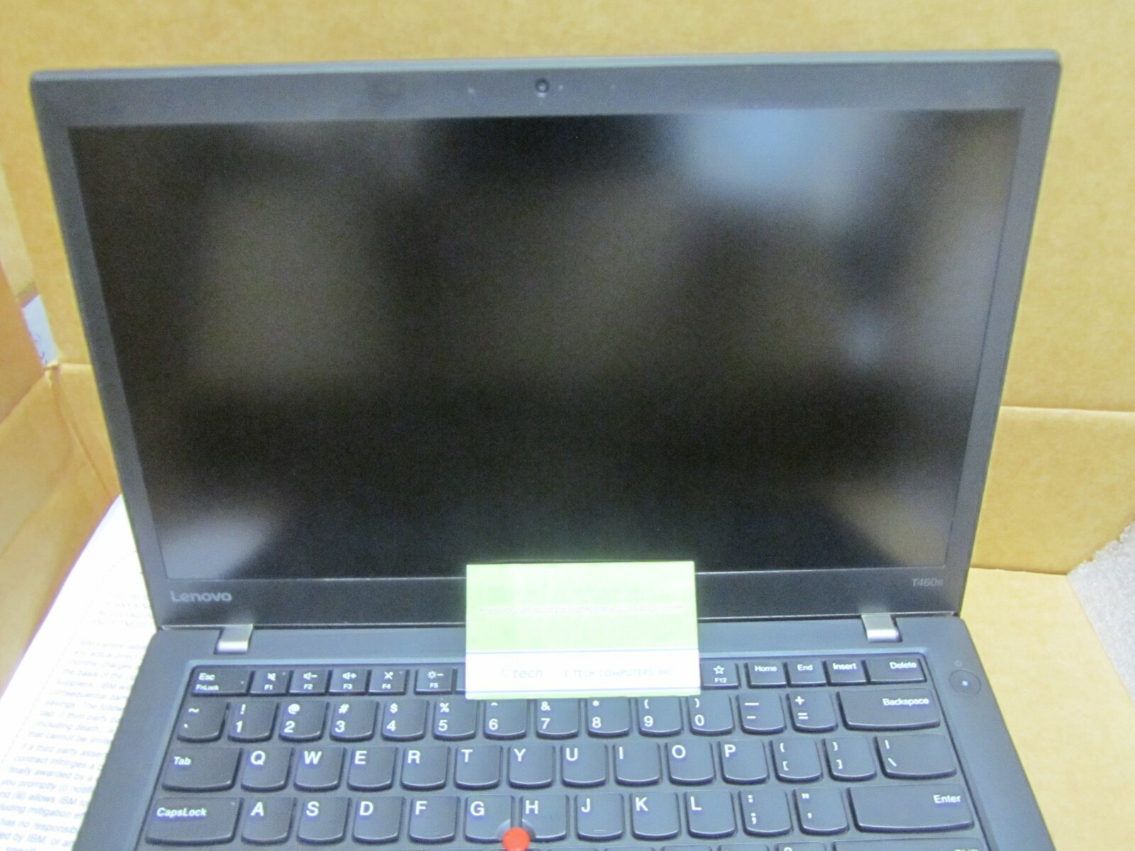 20FAS19400 ThinkPad T460s i5-6300U 8GB 256GB SSD 14″ FHD 1920×1080 Win 10 Pro64