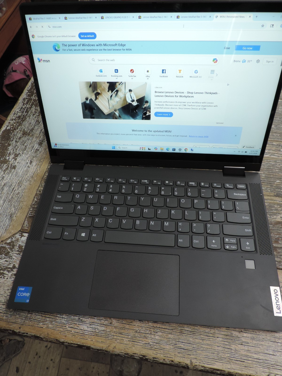 Lenovo IdeaPad Flex 5 14ITL05 14″ 512GB, =please read issues =