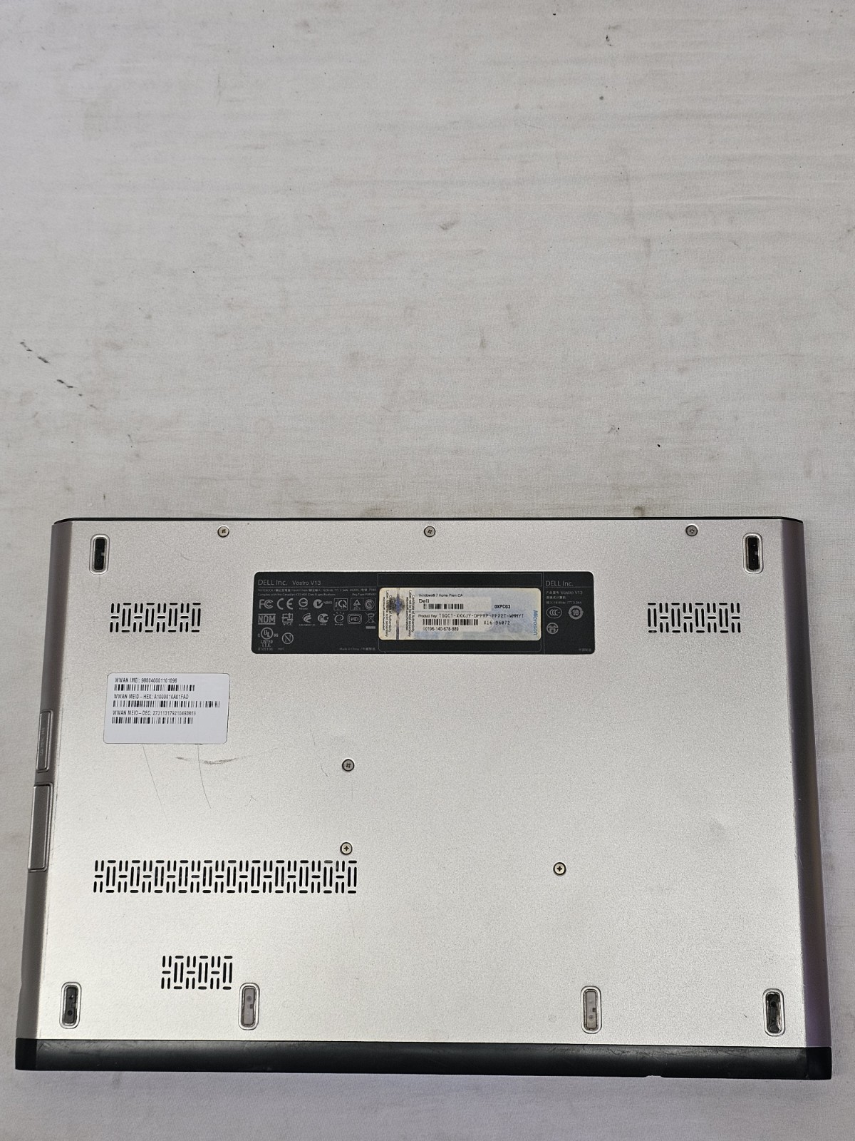 Dell Vostro V13 Laptop – Intel Duo U7300 – 4GB RAM – 320GB HDD – BAD BATT – READ