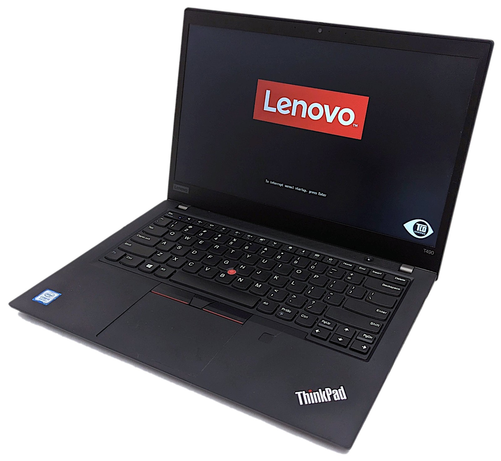 Incomplete Lenovo ThinkPad T490 14″ Laptop i5-8265U 16GB RAM – *BAD TOUCHPAD*