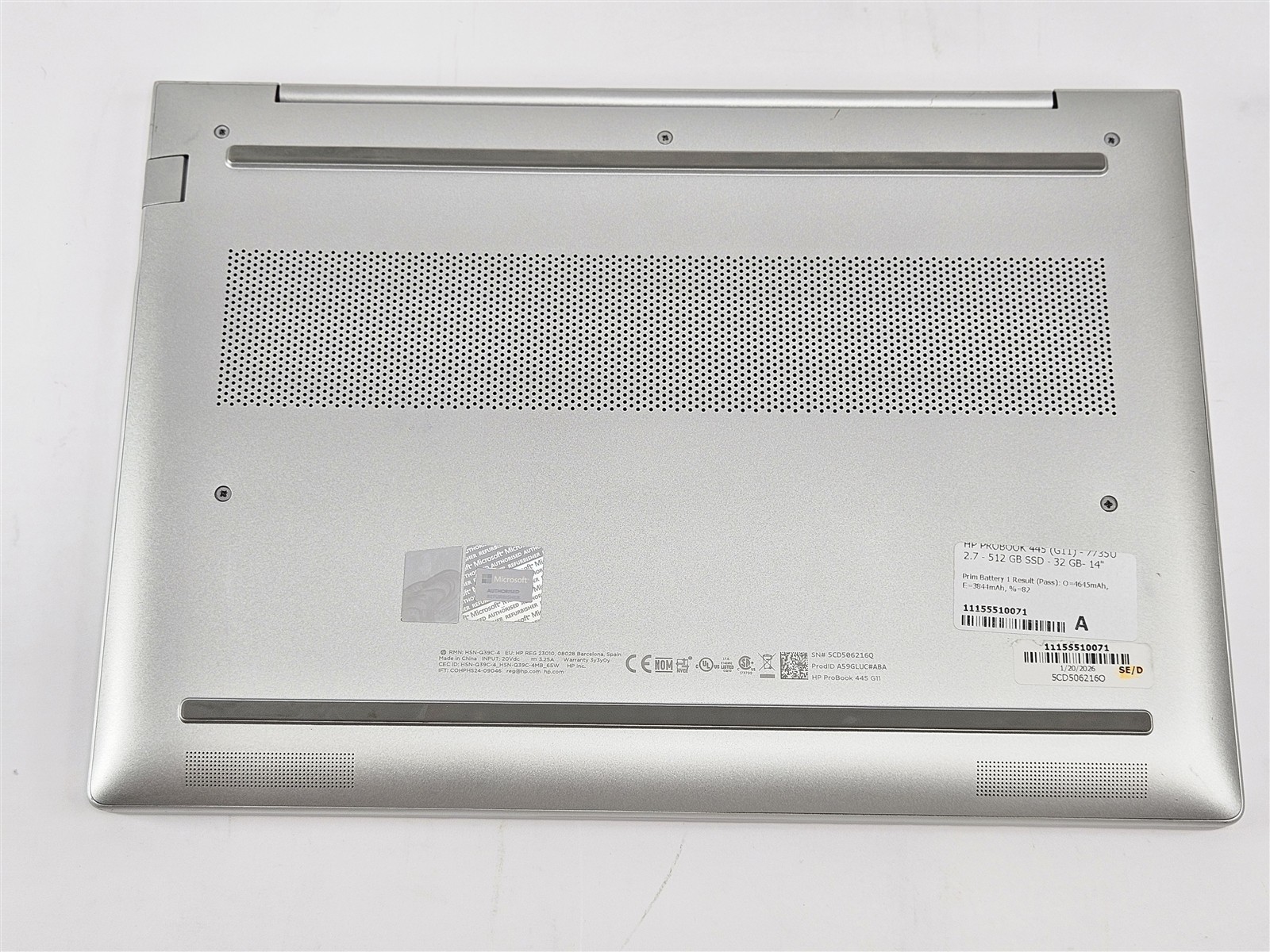 HP ProBook 445 G11 AMD Ryzen 7 7735U 32GB RAM 512GB SSD 14″ WiFi 6E Win11 Home