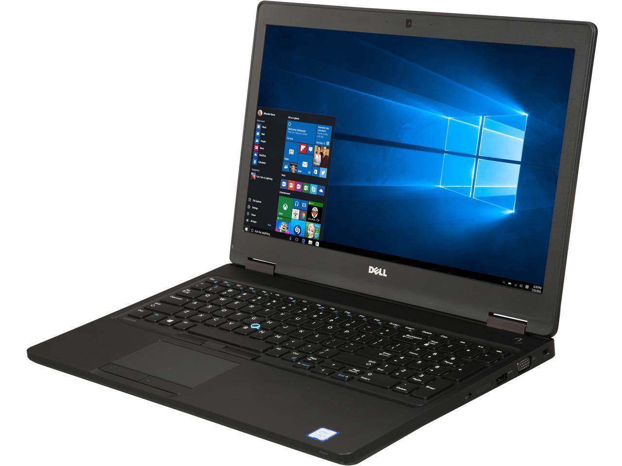 Dell Latitude 5580 Windows 10 Laptop- 7th Gen Intel i5, HD or SSD, 8GB-16GB RAM