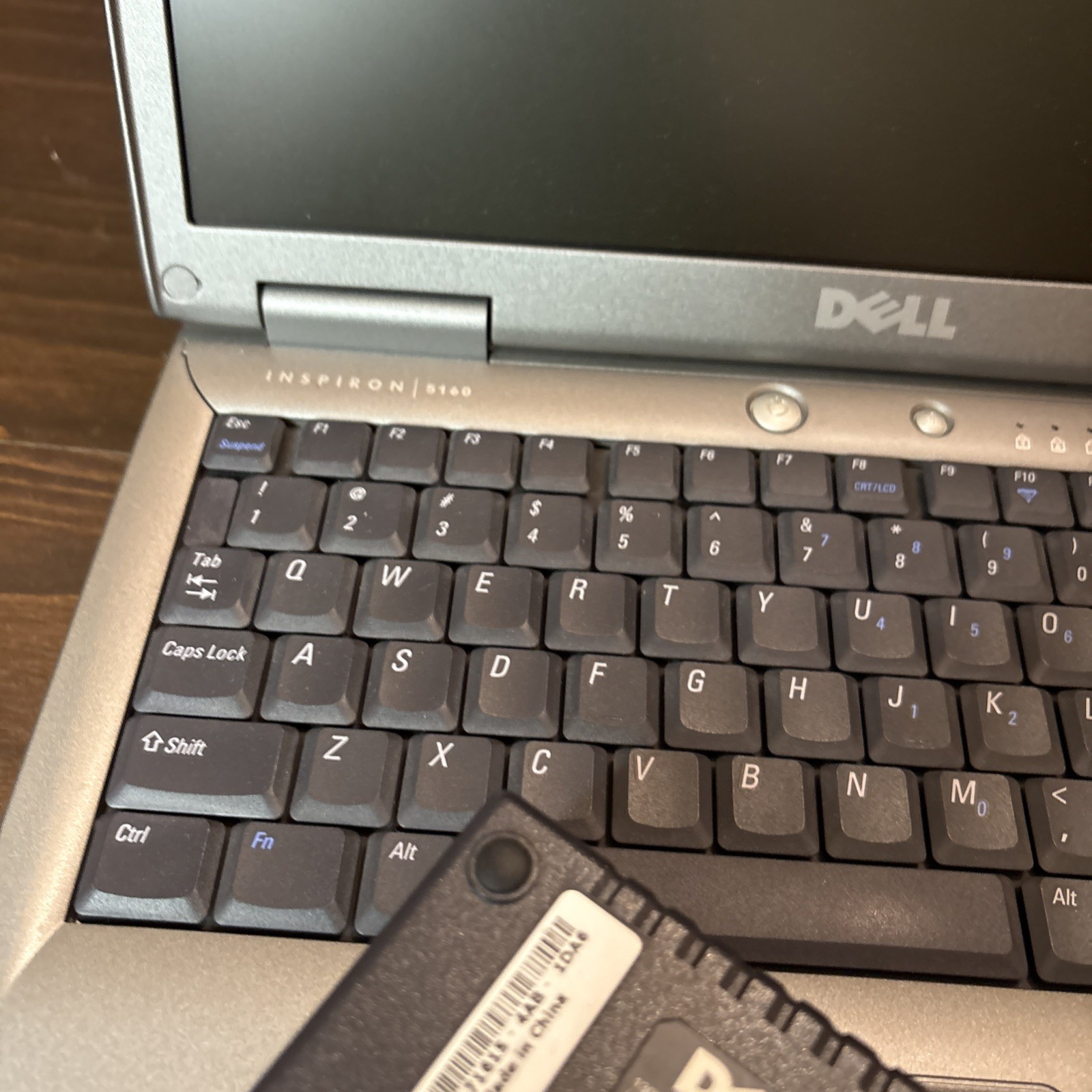 Dell Inspiron 5160 laptop Includes AC Adaptor – For Parts or repair – No start