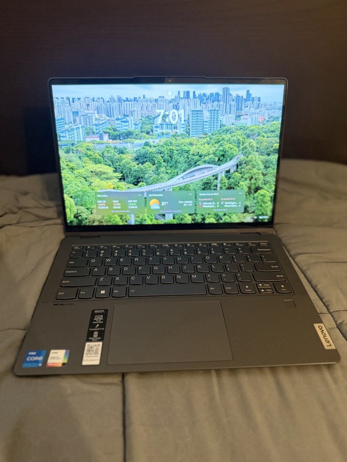 Lenovo IdeaPad Flex 5i 14″ i5 Gray Win 11 Iris Xe Thunderbolt 4 Wi-Fi