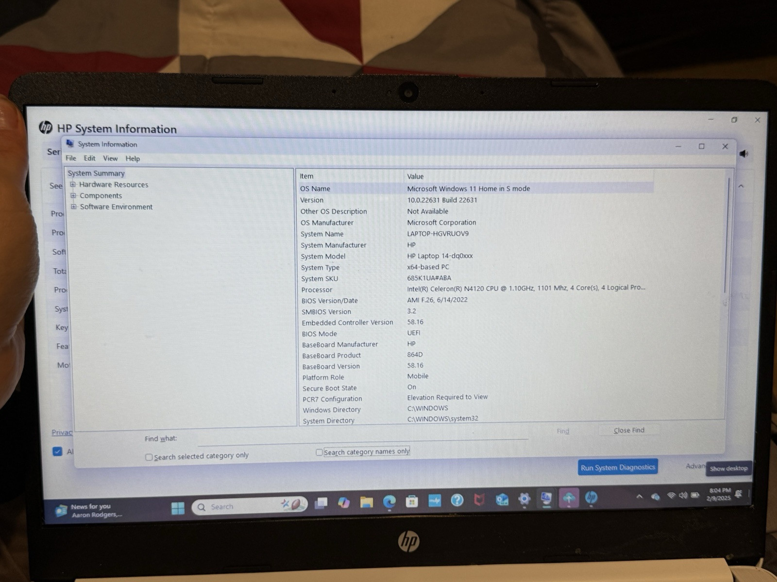 HP 14-dq0052dx Latop