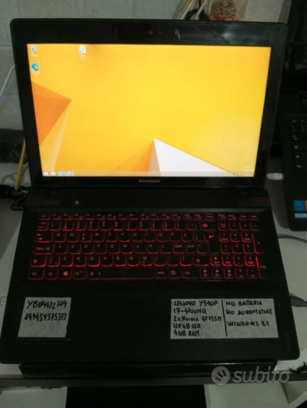 lenovo y510p gaming i7 laptop