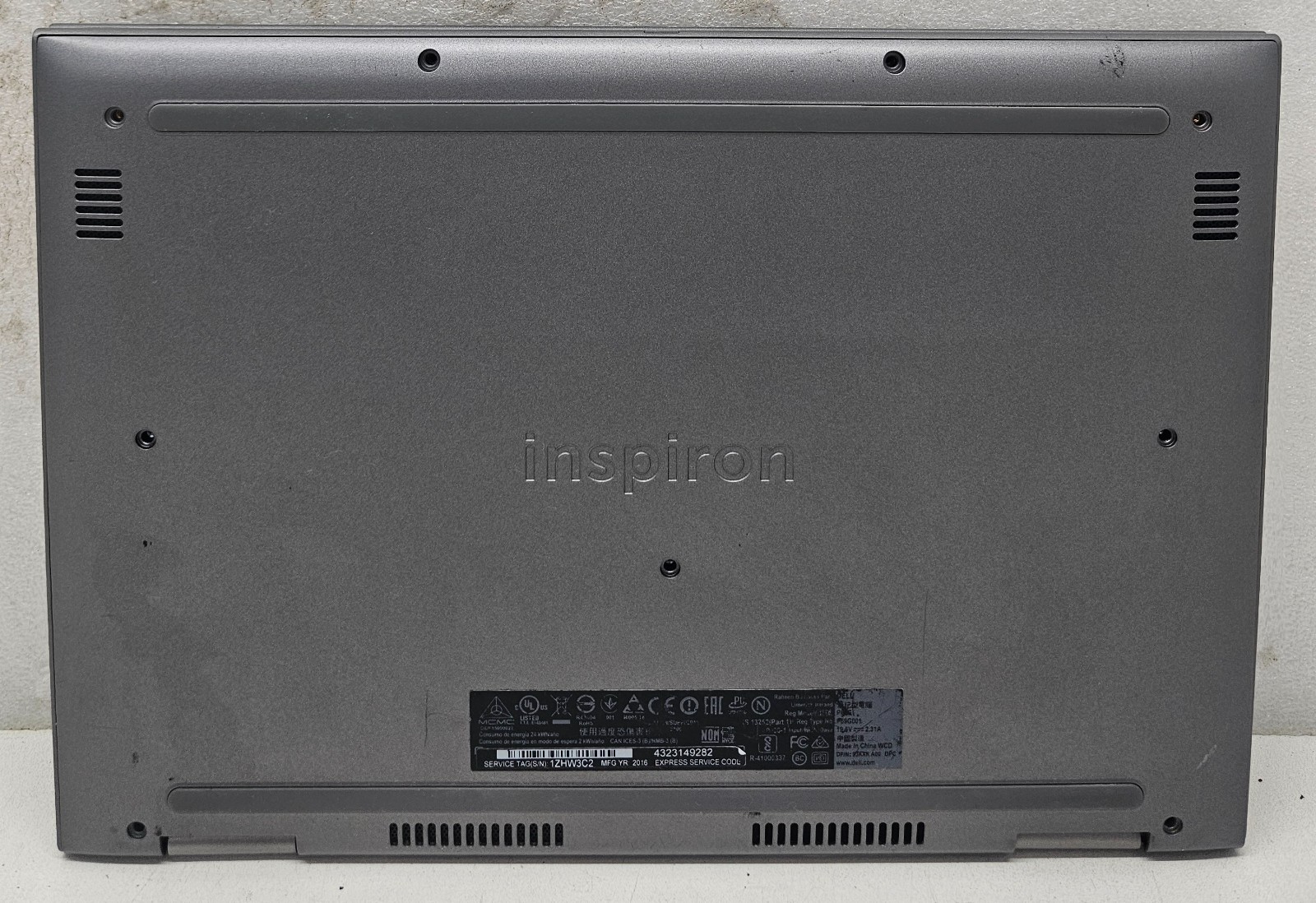 Dell Inspiron 13-5378 13.3″ Laptop Intel Core i5-7200U 8GB Ram NO HD/OS (FL)