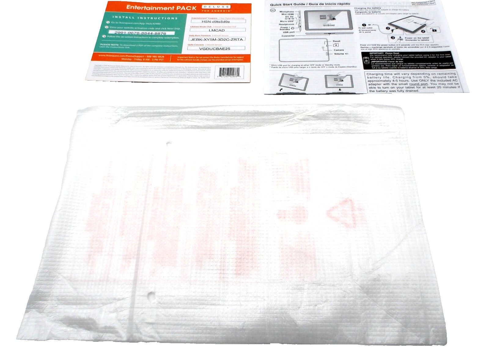 RCA Premier Atlas 10 Pro -S Tablet Laptop Detachable Key Board Color ROSE GOLD