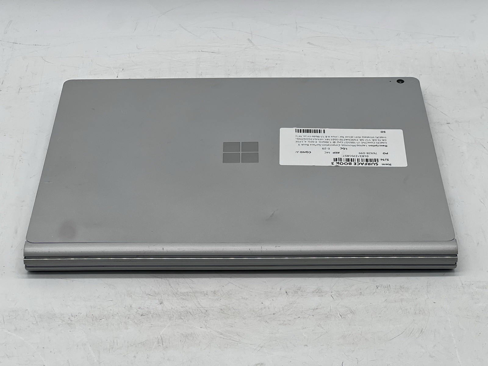 Microsoft Surface Book 3, Core i7-1065G7, 1.30GHz, 32GB, 512GB NVMe-No HDD/OS/AC