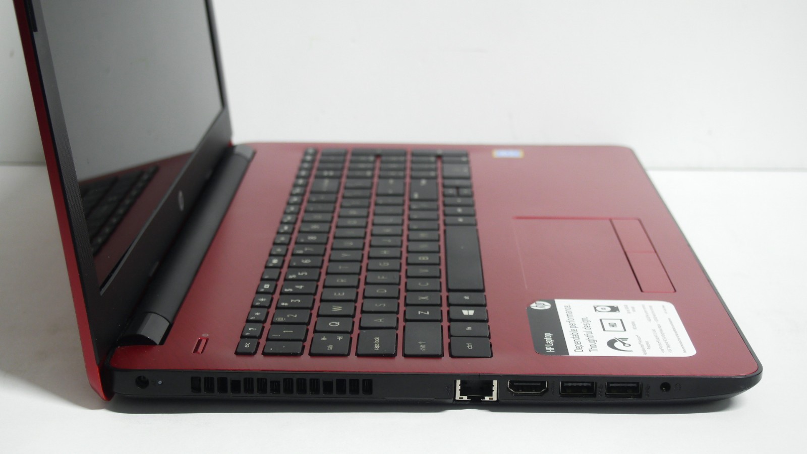 HP 15-bs134wm Pavilion 15.6 HD Pentium Gold 8GB 120 SSD Scarlet Red Laptop