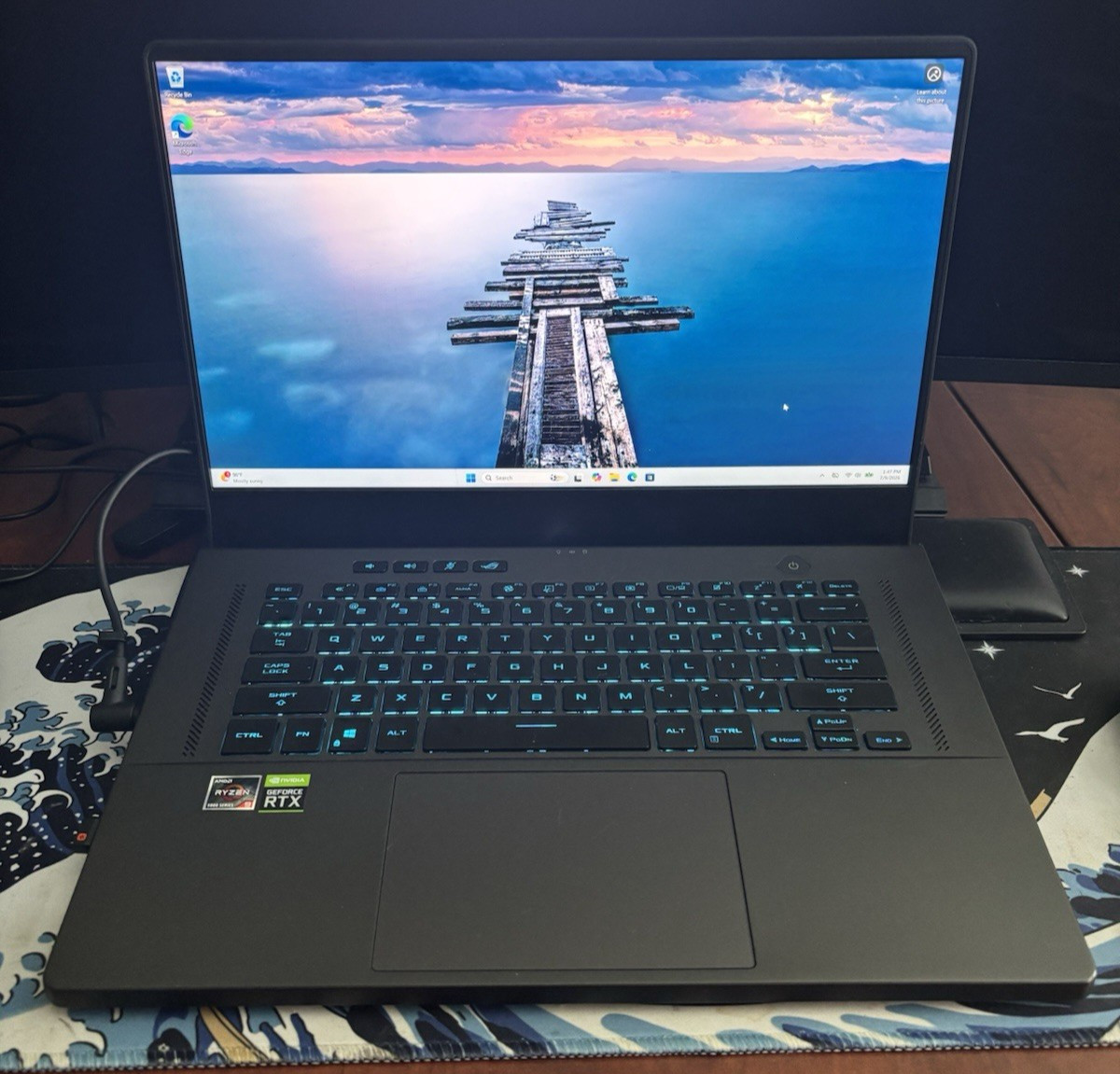 ASUS ROG Zephyrus G15 (2021)-15.6″ 1440p-Ryzen 9 5900 HS-RTX 3080-24GB-1TB-READ!
