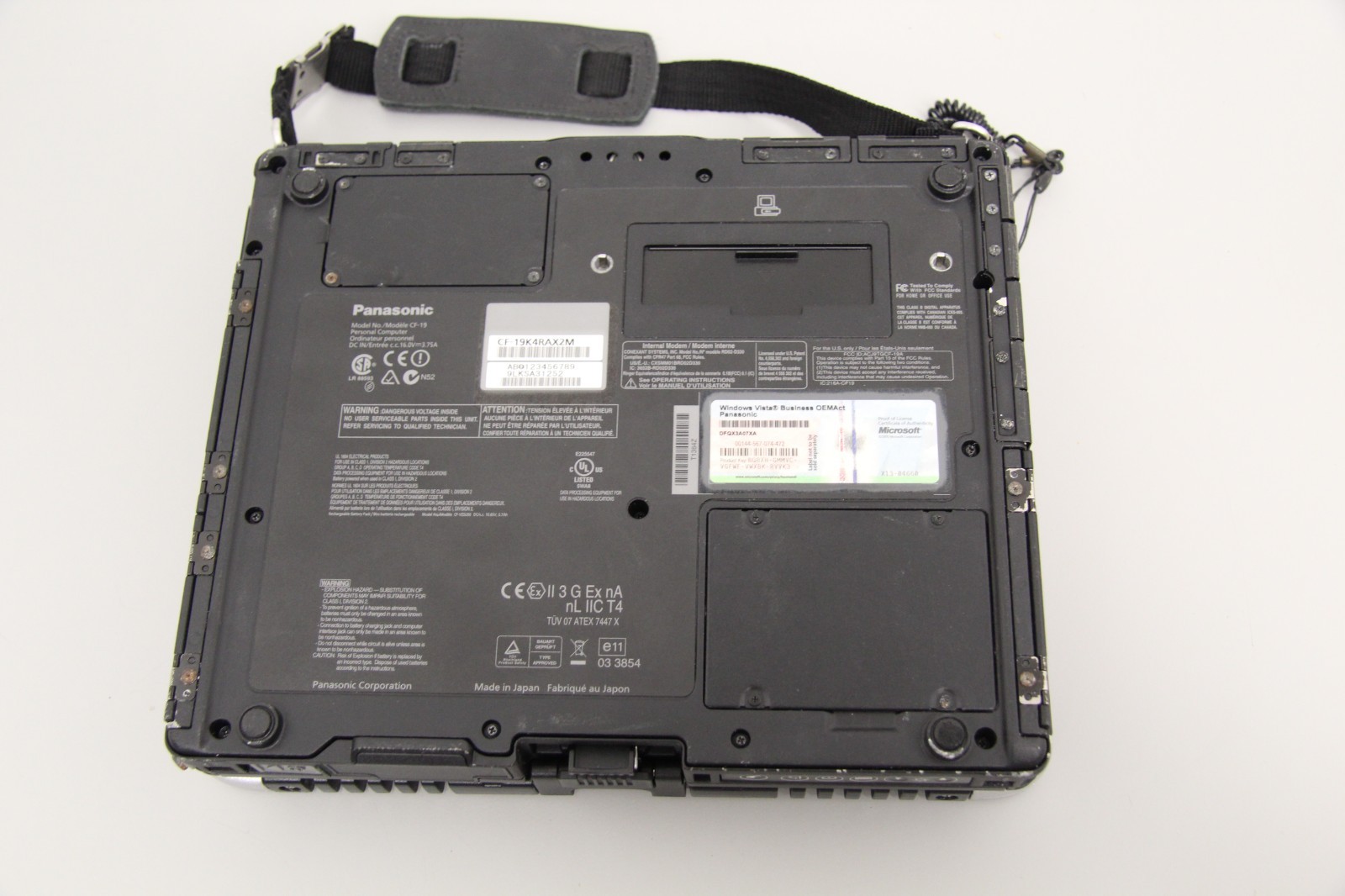 Panasonic Toughbook CF-19 Intel Core 2 Duo U9300 1.20GHz 2GB Ram No HDD/Supply