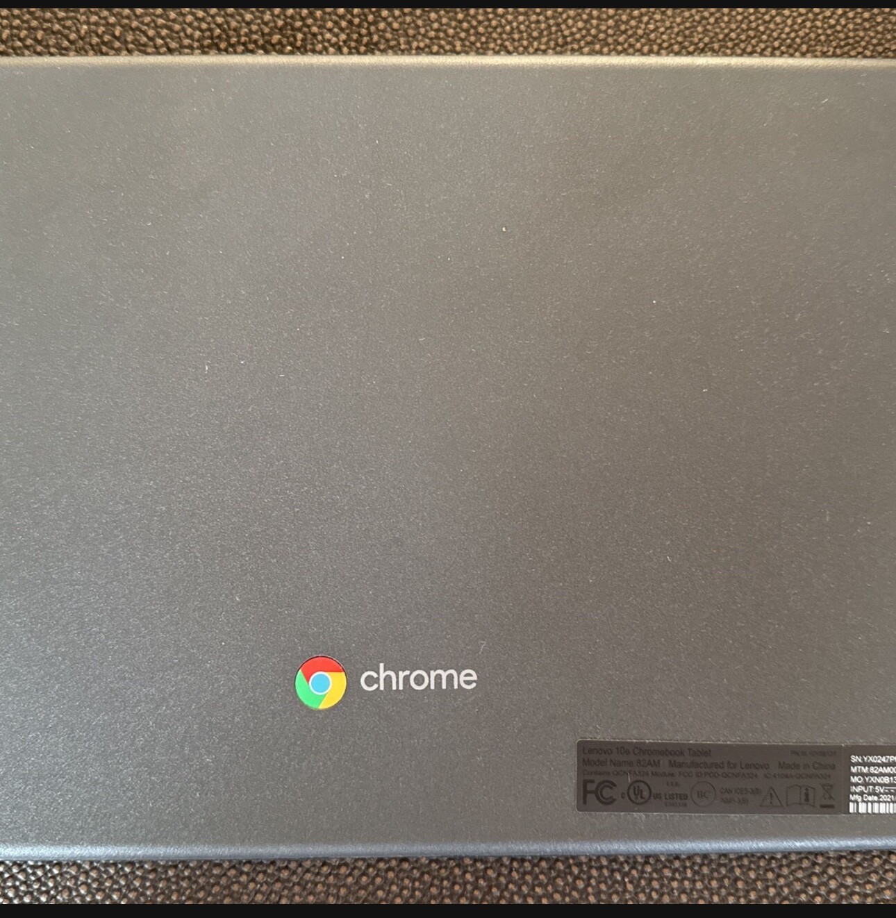 Lenovo 10e 10″ 32GB Chromebook Tablet – Iron Grey