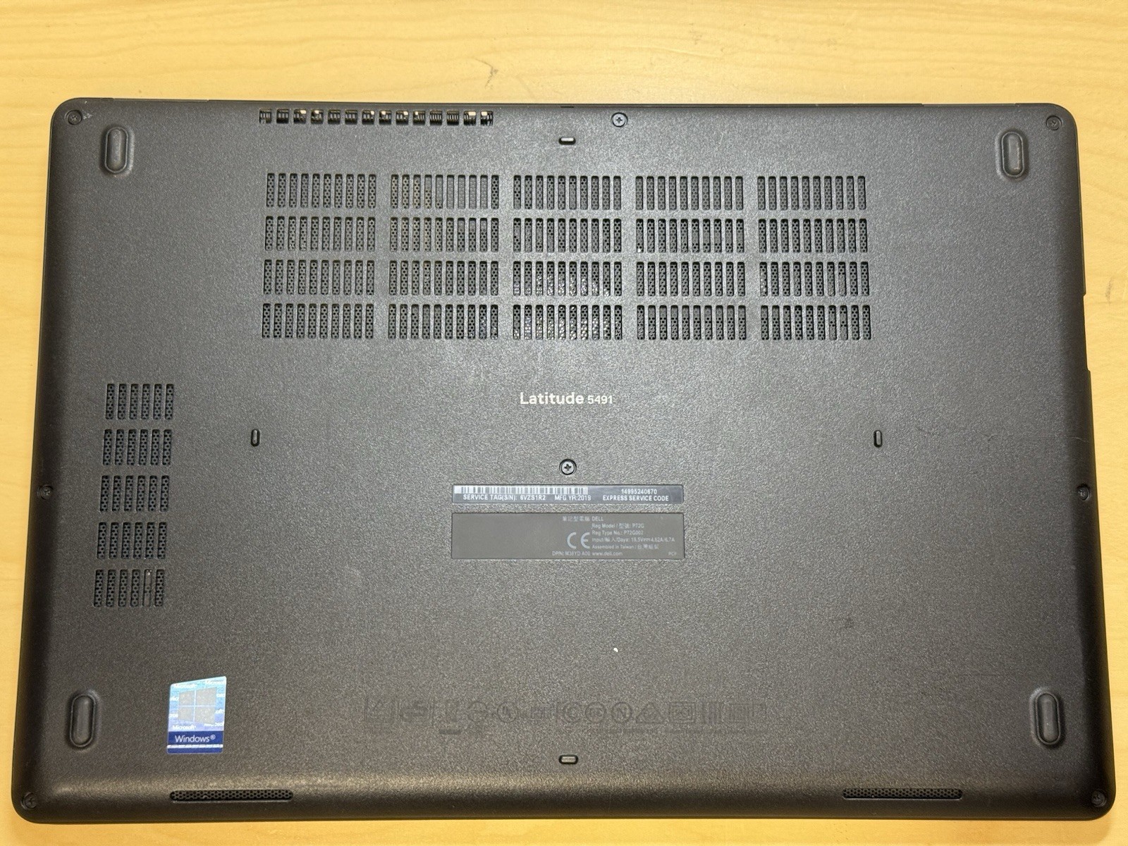 Dell Latitude 5491 14″ FHD Laptop i7 8850H 2.60GHz 16 GB RAM NO DRIVE – READ
