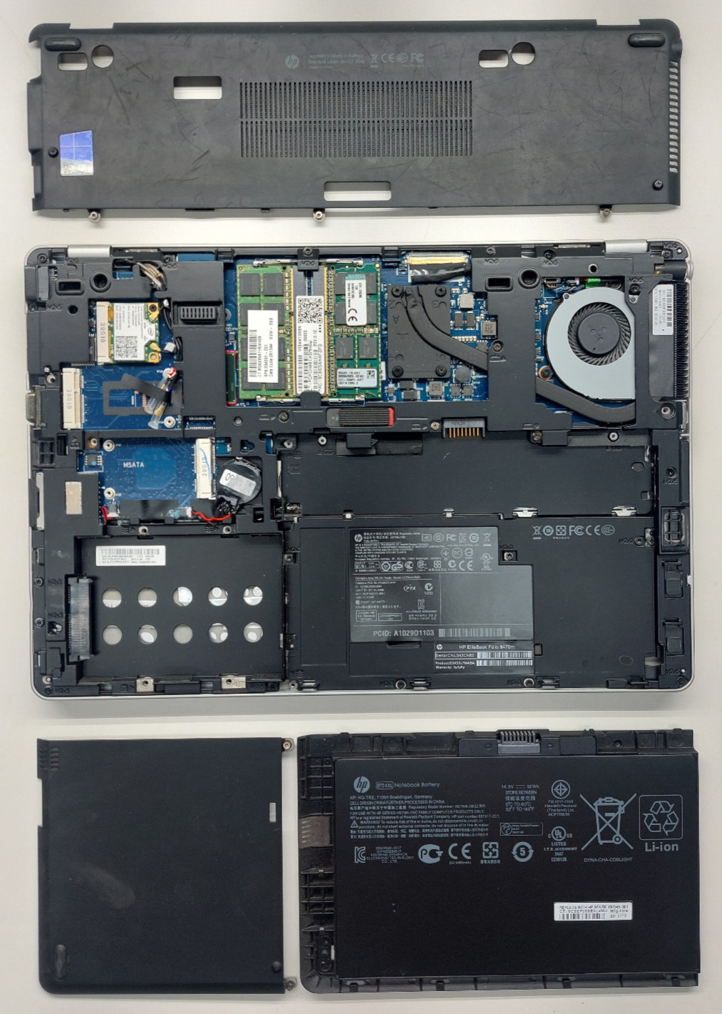 For Parts – HP Elitebook Folio 9470m Core i7 vPro (see Photos and description)