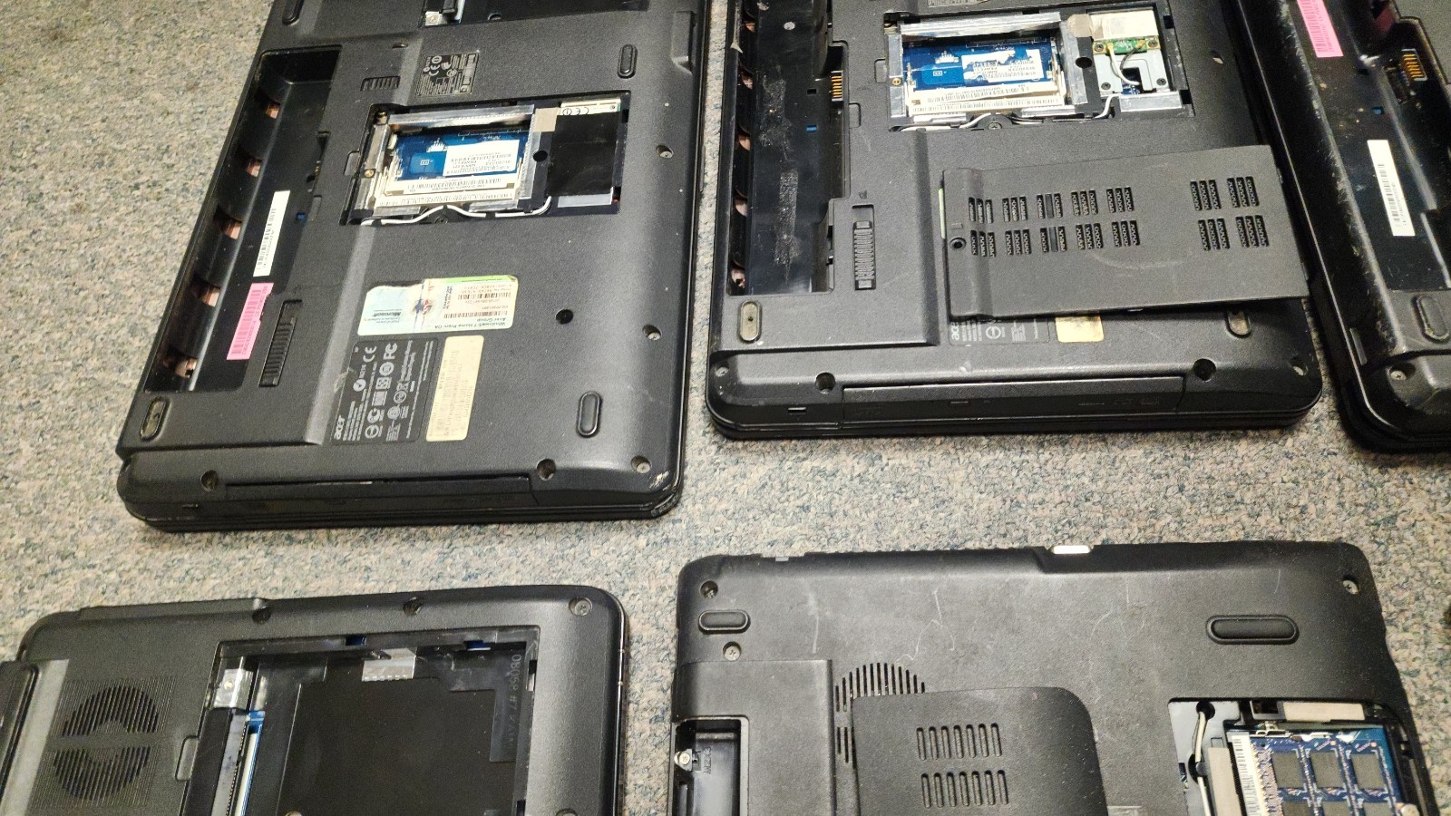 MIXED LOT OF 8 LAPTOPS FOR PARTS OR REPAIR !!! READ DESCRIPTION!!!