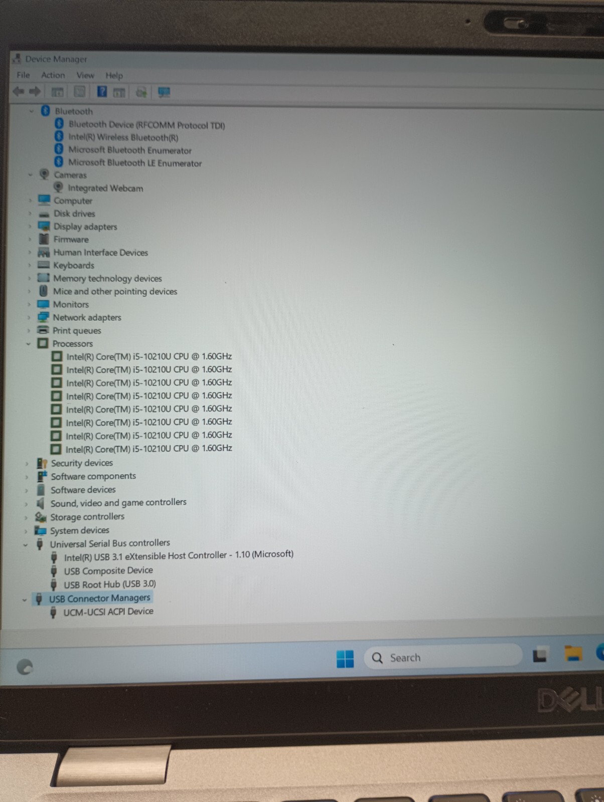 40913 Latitude5410 w/charger.i5 10th gen.16GB.256GB NVMe.14″FHD.Backlit.W11 Pro.